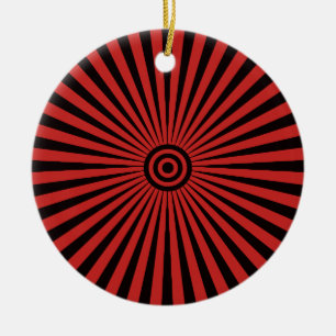 Adorno De Cerámica Trippy Bullseye