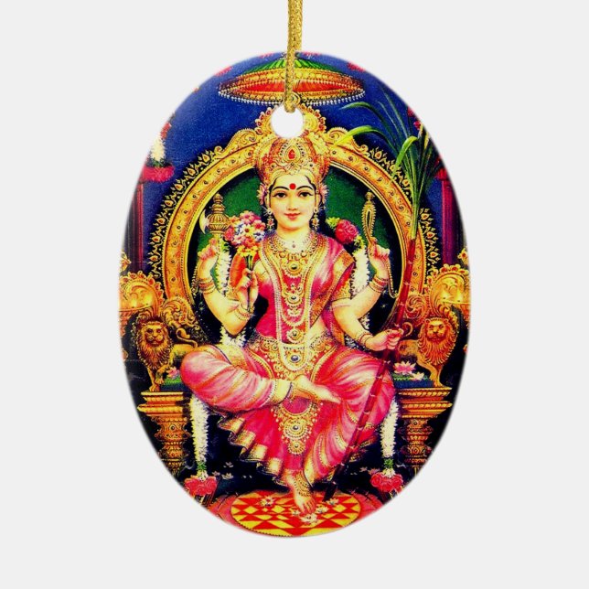 Adorno De Cerámica Tripura Sundari (Lalita) (Frente)