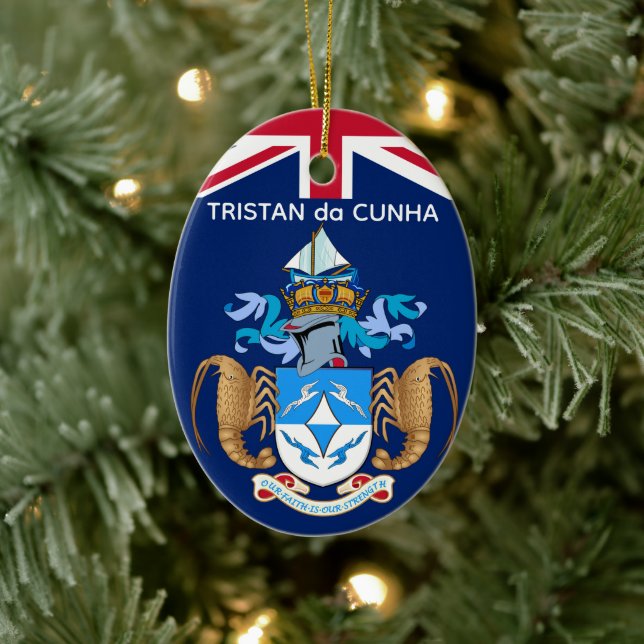 Adorno De Cerámica Tristan da Cunha (Árbol)