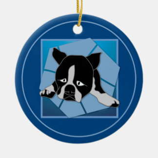 Adorno De Cerámica Triste cachorro
