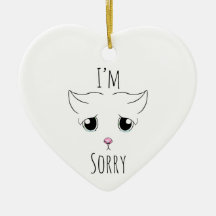 Triste cara de gato: Lo siento