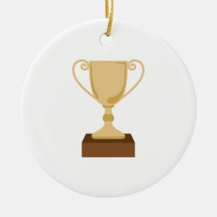 Adorno De Cerámica Trofeo