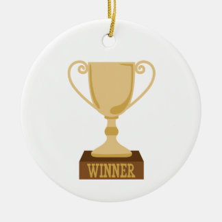 Adorno De Cerámica Trofeo Ganador