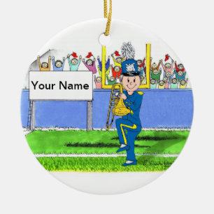 Adorno De Cerámica Trombone - Hombre