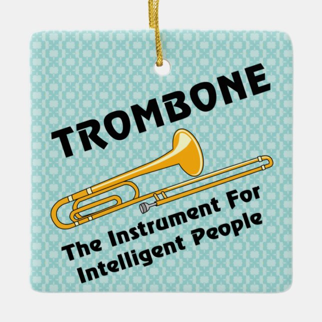 Adorno De Cerámica Trombone inteligente (Anverso)