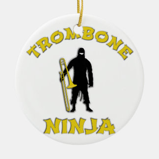 Adorno De Cerámica Trombone Ninja
