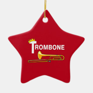 Adorno De Cerámica Trombone real