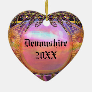 Adorno De Cerámica Trouessart Merry Monograma