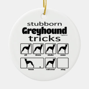 Adorno De Cerámica Trucos de Greyhound