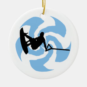 ADORNO DE CERÁMICA TRUENO DE WAKEBOARD TRAÍDO
