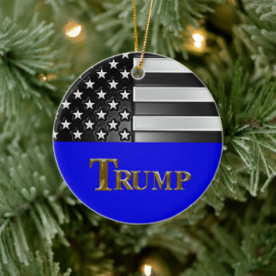 ADORNO DE CERÁMICA TRUMP 2024
