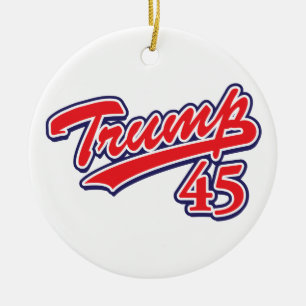 Adorno De Cerámica ¡Trump 45!