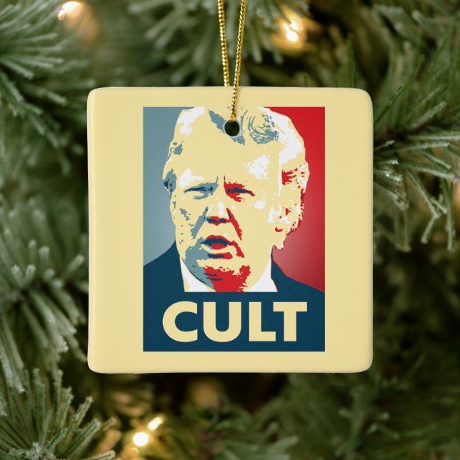 Adorno De Cerámica Trump Cult (Árbol)