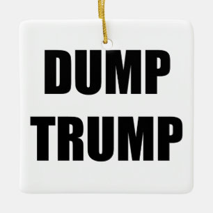 ADORNO DE CERÁMICA TRUMP DUMPAMENTO