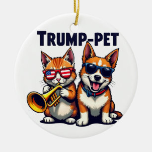 Adorno De Cerámica Trump, mascota de Trump, vuelve a poner a nuestros
