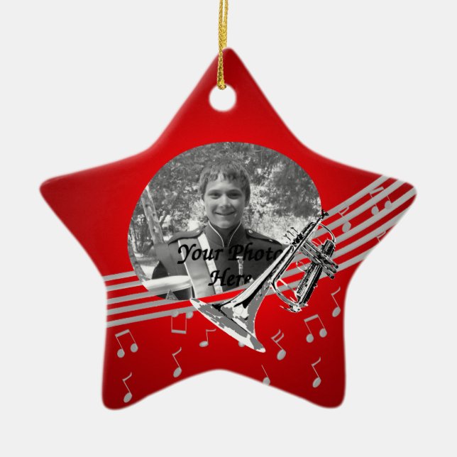 Adorno De Cerámica Trump Music Red (Frente)