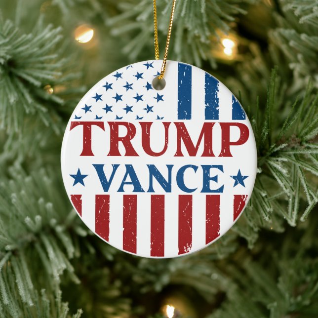 Adorno De Cerámica Trump Vance (Árbol)