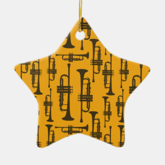 Adorno De Cerámica Trumpet Ornament