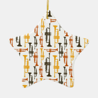 Adorno De Cerámica Trumpet Ornament