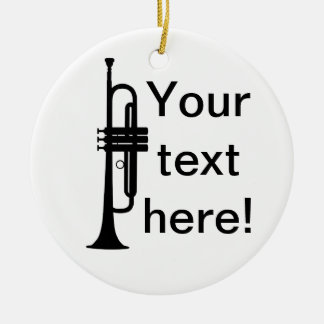 Adorno De Cerámica Trumpet personalizado