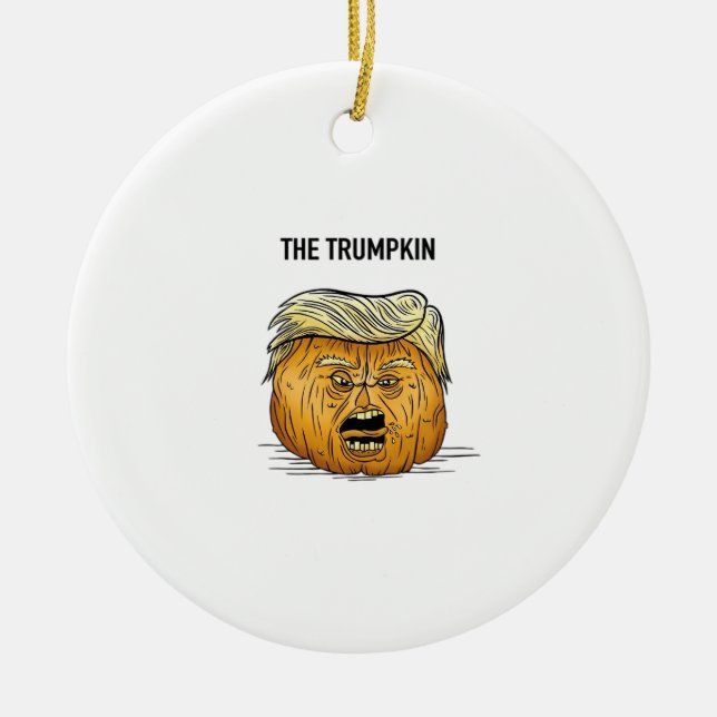 Adorno De Cerámica Trumpkin Classic & Basic Design (Frente)