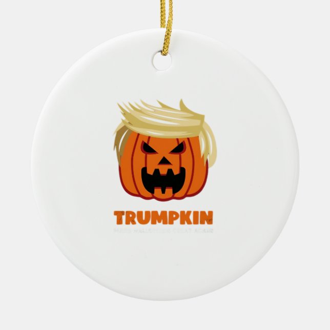 Adorno De Cerámica Trumpkin Classic Design (Frente)