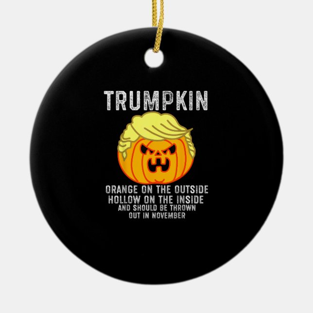 Adorno De Cerámica Trumpkin fuera del interior (Frente)