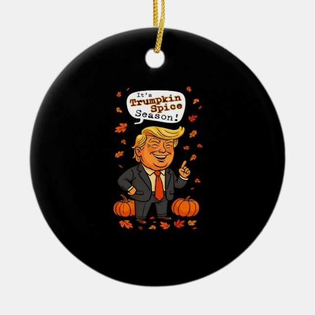 Adorno De Cerámica Trumpkin Spice Season Classic (Frente)