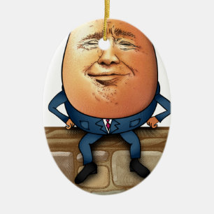 Adorno De Cerámica Trumpty Dumpty