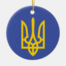 Adorno De Cerámica Tryzub Ukrainian Ornament