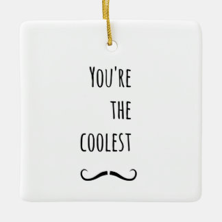 Adorno De Cerámica Tu Mustache Más Cómodo