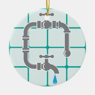 Adorno De Cerámica Tubo de la fontanería