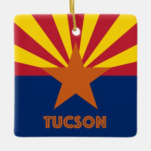 Adorno De Cerámica Tucson AZ (Anverso)