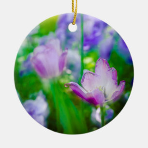 Adorno De Cerámica Tulip garden, Giverny, Francia