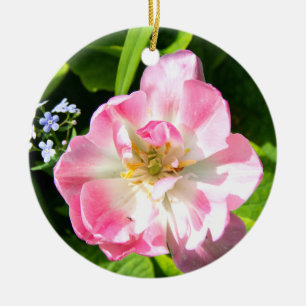 Adorno De Cerámica Tulipán rosado