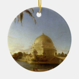 Adorno De Cerámica Tumba de Sher Shah, Sasaram, Bihar, c.1790 (aceite