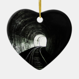 Adorno De Cerámica Túnel de locomotora