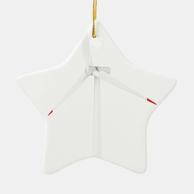 Adorno De Cerámica Turbina de viento moderna (Frente)