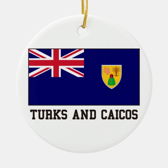 Adorno De Cerámica Turcos y Caicos (Frente)