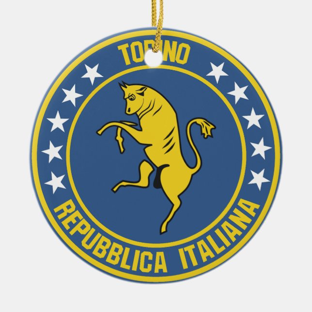 Adorno De Cerámica Turín (Frente)