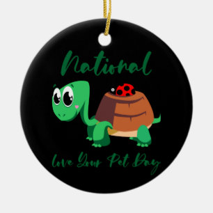 Adorno De Cerámica Turtle Lover   Amar a tu tortuga
