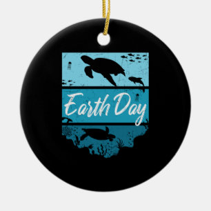 Adorno De Cerámica Turtle Lover   Earth Day