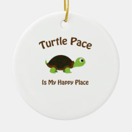 Adorno De Cerámica Turtle Pace
