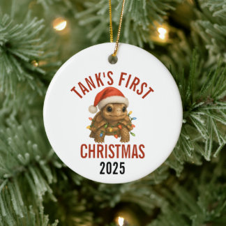 Adorno De Cerámica Turtle's First Christmas 2025