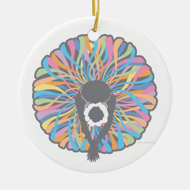 Adorno De Cerámica Tutu Elegant (Bailarina de ballet) (Frente)