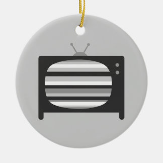 Adorno De Cerámica TV retro