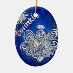 Adorno De Cerámica Twinkle Angel Ornament Pendant