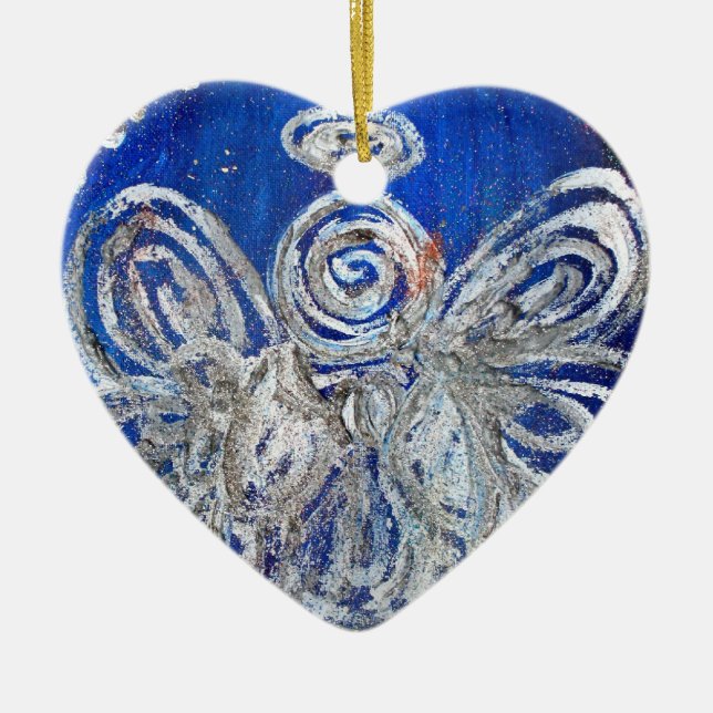 Adorno De Cerámica Twinkle Angel Ornament Pendant (Frente)