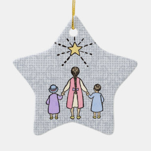 Adorno De Cerámica Twinkle Twinkle Little Star Vintage Nursery Rhyme