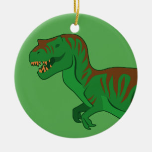 Adorno De Cerámica Tyrannosauro